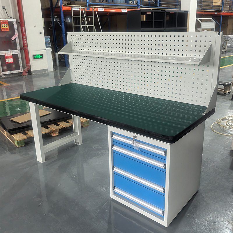 工业用重型钳工台 车间设备维修装配工作台 多功能防静电操作台