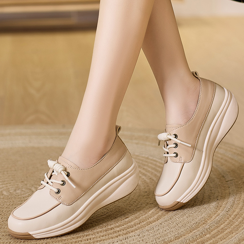 plus size foreign trade multi-color mother shoes summer new wedge heel shoes women's soft bottom soft surface comfortable not tired women's shoes