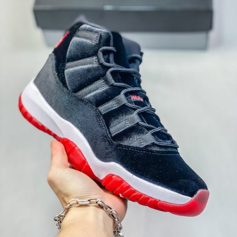 Transfronterizo Putian zapatos aj11 Gamma Azul Gran Demonio zapatos deportivos zapatos de carrera frescos gris negro rojo Joe 11 zapatos de baloncesto de alto nivel