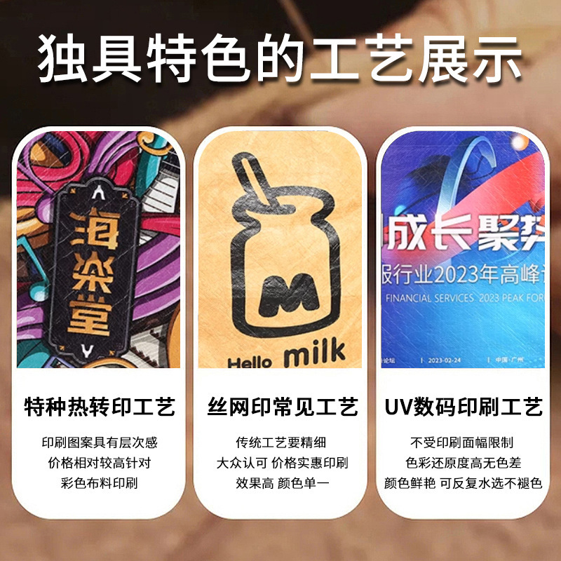 デュポン紙袋、カスタム印刷ロゴトートバッグ、クラフト紙ハンドバッグ、広告および文化的およびクリエイティブ周辺機器、洗える環境に優しいバッグ|undefined
