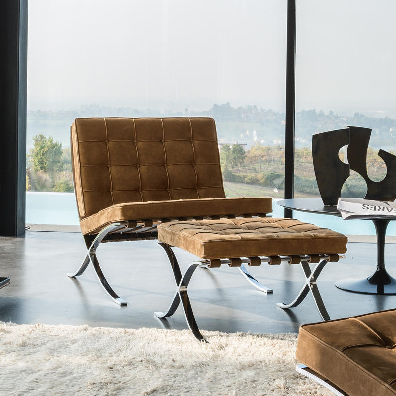 Fábrica personalizada silla de Barcelona silla italiana silla de diseño silla de oficina retró silla de soltero