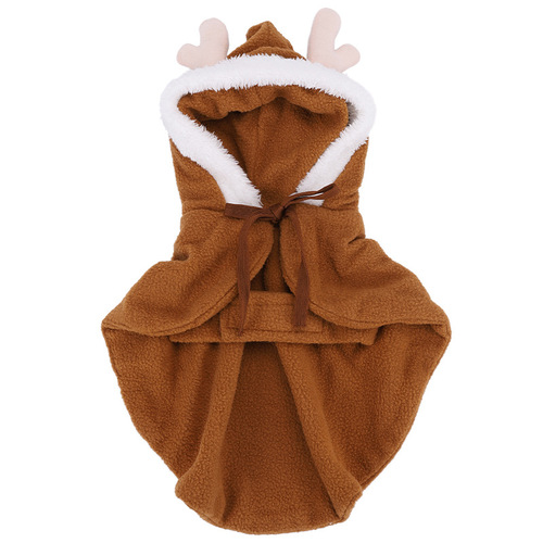 New cape British short hairless cat winter cat clothes Christmas tree elk winter Christmas shawl pet clothes