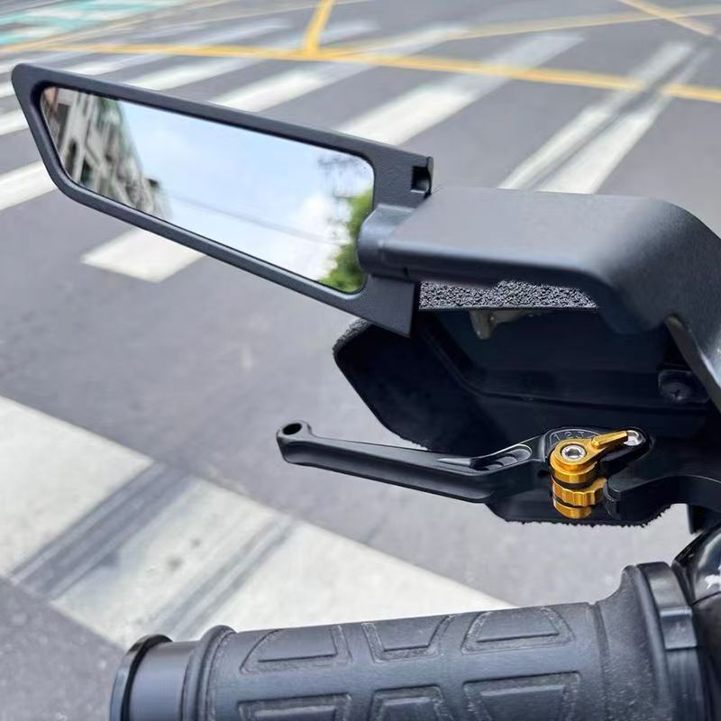 Suitable for Motorcycle Electric Vehicle Modification Fixed Wing Rearview Mirror No. 9 Mavericks Accessories Universal Side Rearview Mirror