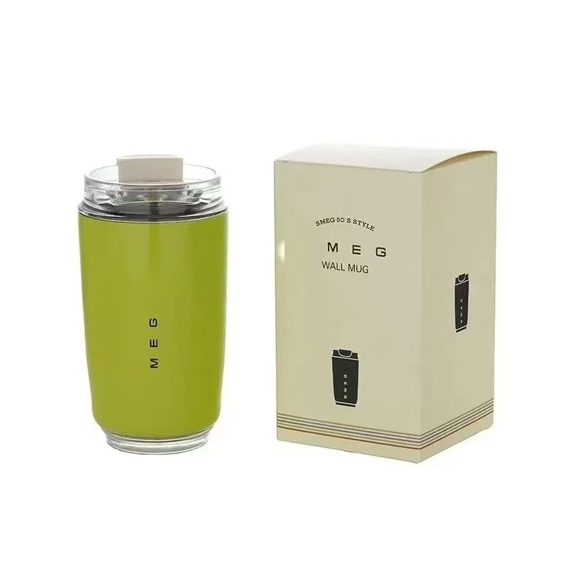 M格家同款随行杯款白色咖啡杯便携水杯不锈钢防漏保温杯semg|undefined