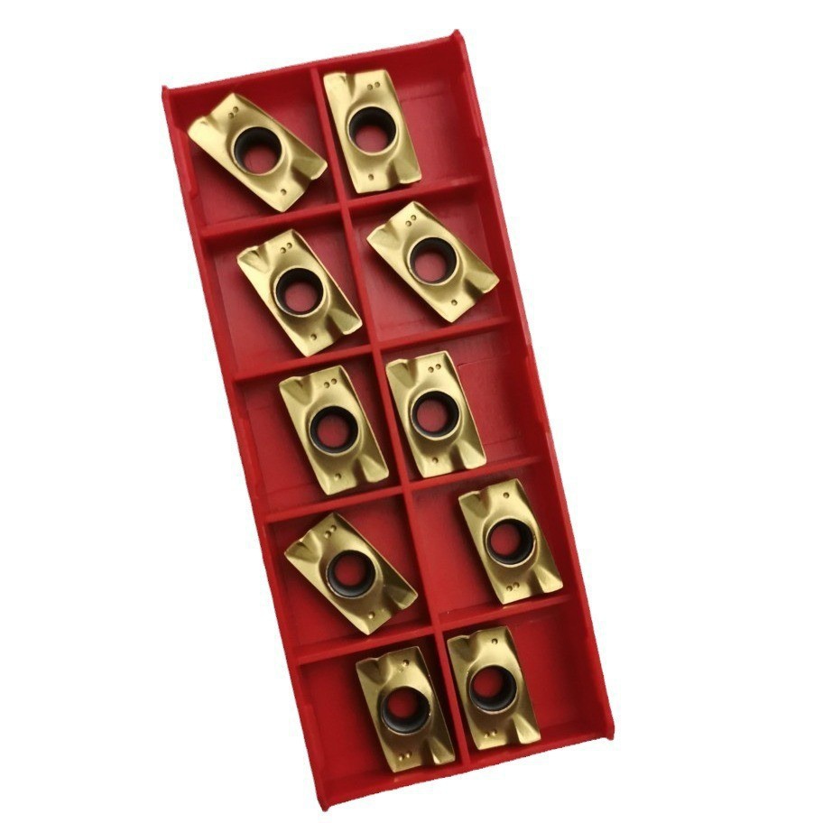 跨境外贸数控机床刀片 APMT1604 PDER 硬质合金金色刀片