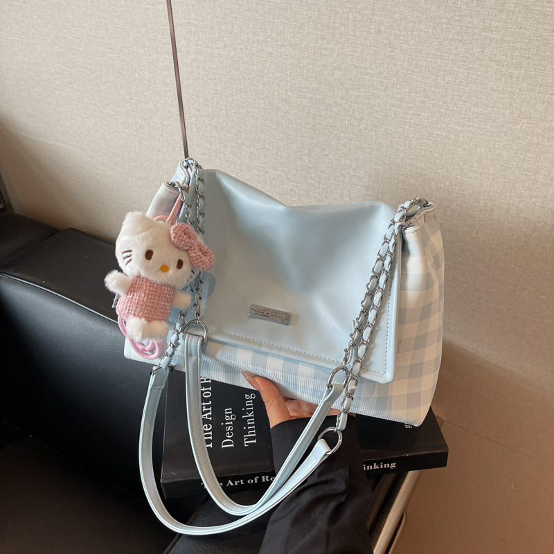 Bolsa de transporte de gran capacidad bolsa de cadena de mujer bolsa de cuadrillas de moda casual sensación diaria de un hombro bolsa de brazo 2026 nuevo