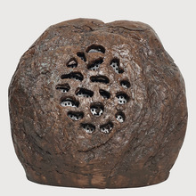 宝声音响D-12草坪音箱假山音响仿真石头音箱室外园林广播树桩音响