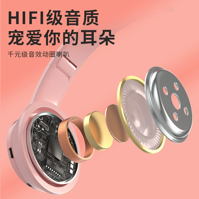 Складные Bluetooth-наушники, 47 м, легкие,หลาย цветов