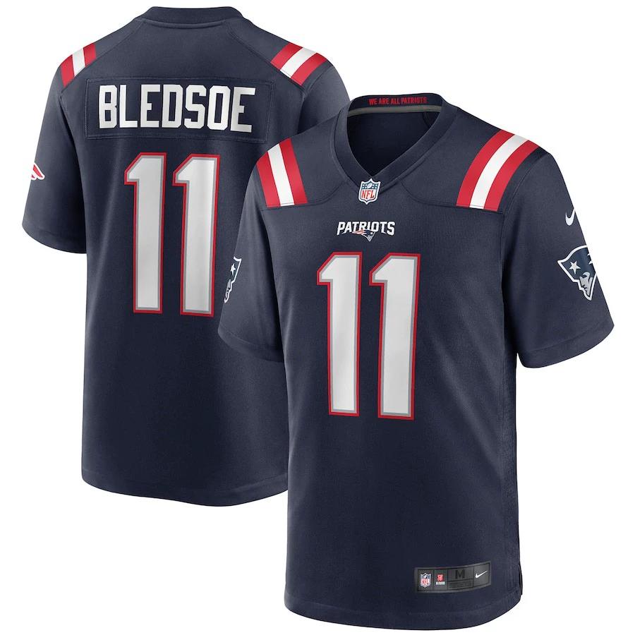 Вышитая джерси NFL Patriots №12 Том Брейди — стильная фанатская спортивная футболка
