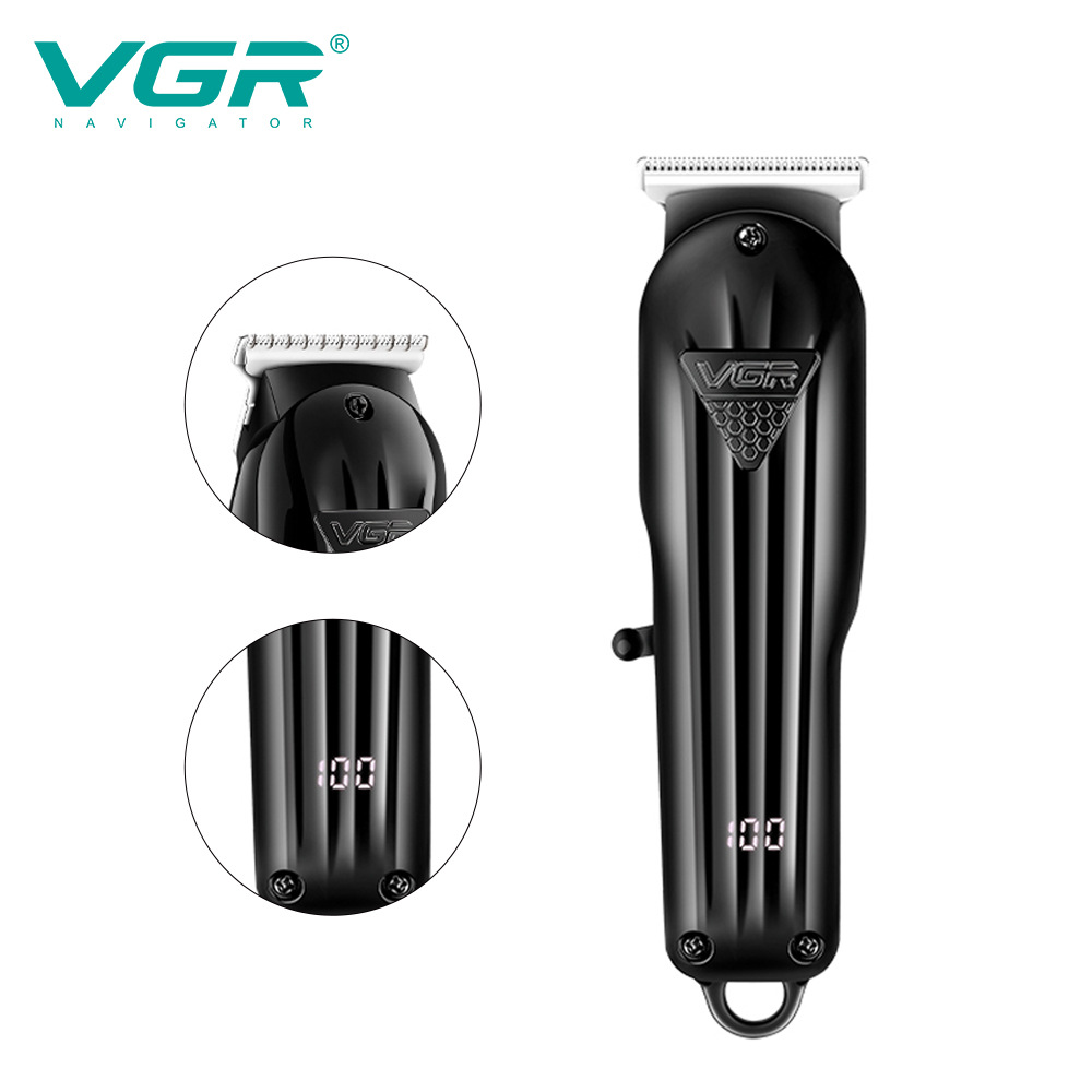 Tagliacapelli professionale elettrico con display digitale inciso, ideale per salone e uso domestico._voghion.com