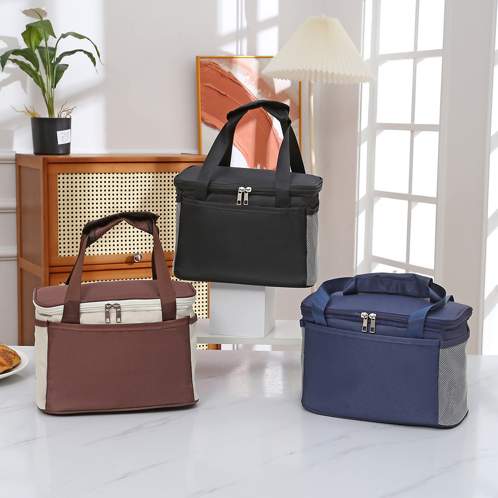 户外午餐包冰包大容量野餐便当保温包牛津布铝箔加厚手提保温袋子