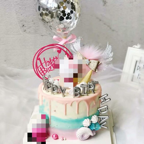 Fruit Cake Decoration Set Ornaments Princess Birthday Toy Dessert Table Cat Baking Dressing Plug-in Table