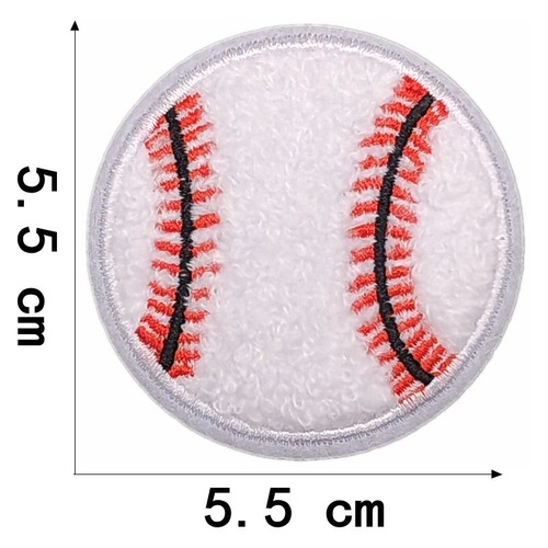 Lianxing new football basketball baseball chenille wool cloth embroidery cloth patch computer embroidery logo clothing patch