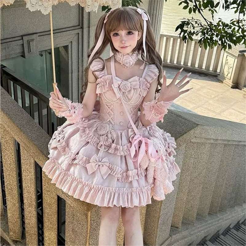 现货洛丽塔裙子lolita巴巴露亚jsk礼服连衣裙优雅Lolitacos公主|undefined