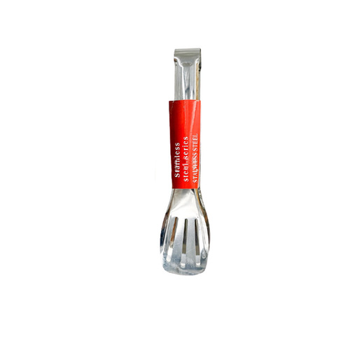 Three-line stainless steel food clips food clips barbecue kitchen supplies bread steak clips barbecue baking tools