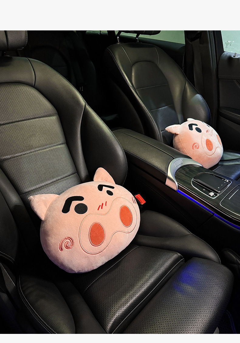 Car headrest, car neck support pillow, car seat pillow, lumbar support, car cushion, pillow set, multi-color, all-season