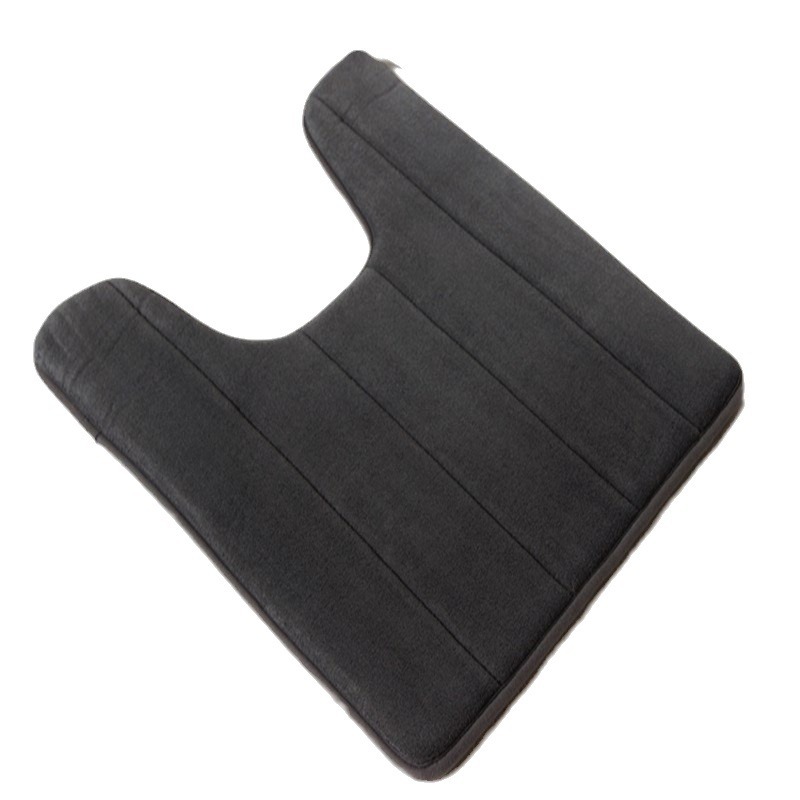 Alfombra europea y americana en forma de U baño antideslizante estera del piso estera del inodoro antideslizante de dos piezas conjunto transfronterizo de Amazon Venta caliente