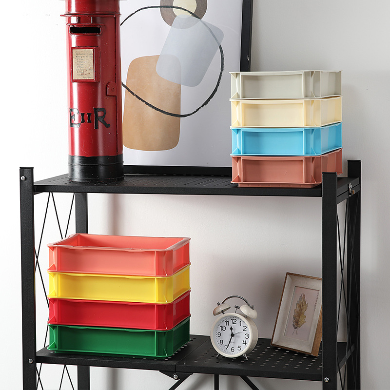 Casual Solid Color Plastic Storage Basket display picture 10