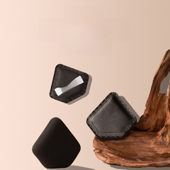 黑鳳梨氣墊粉撲黑磁散粉粉撲替換裝水滴圓形粉扑打底定妝蜜粉撲粉