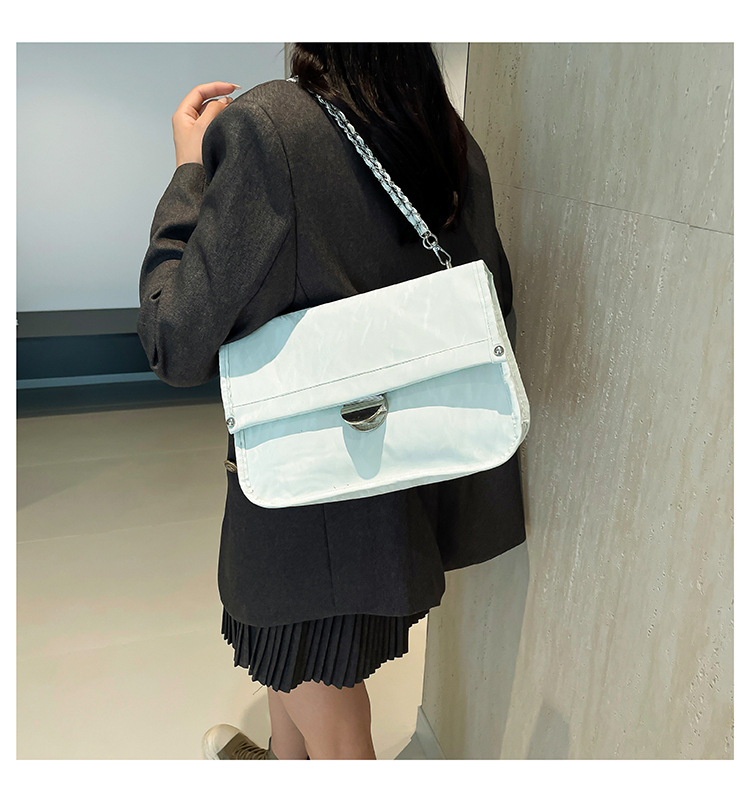 Lille niche med stor kapacitet til kvinder 2024 ny afslappet kædearmhuletaske, moderigtig og alsidig enkelt skulder_voghion.com