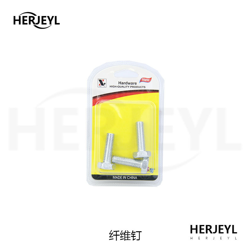 Los fabricantes suministran accesorios de hardware para muebles, tornillos hexagonales, M6-M10 con alto contenido de carbono, juego de accesorios multitamaño/16-50