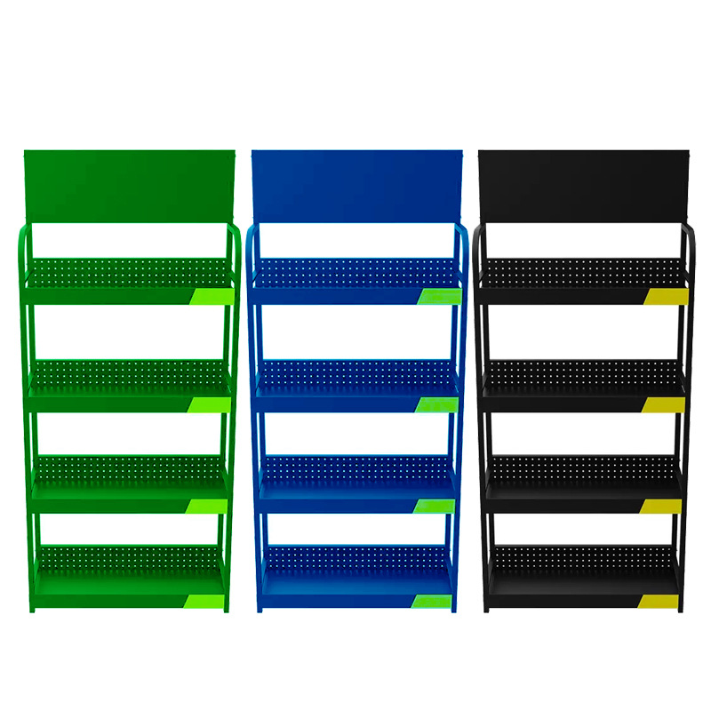 定制货架展示架机油架润滑油铁艺展架商品产品商超货架陈列架