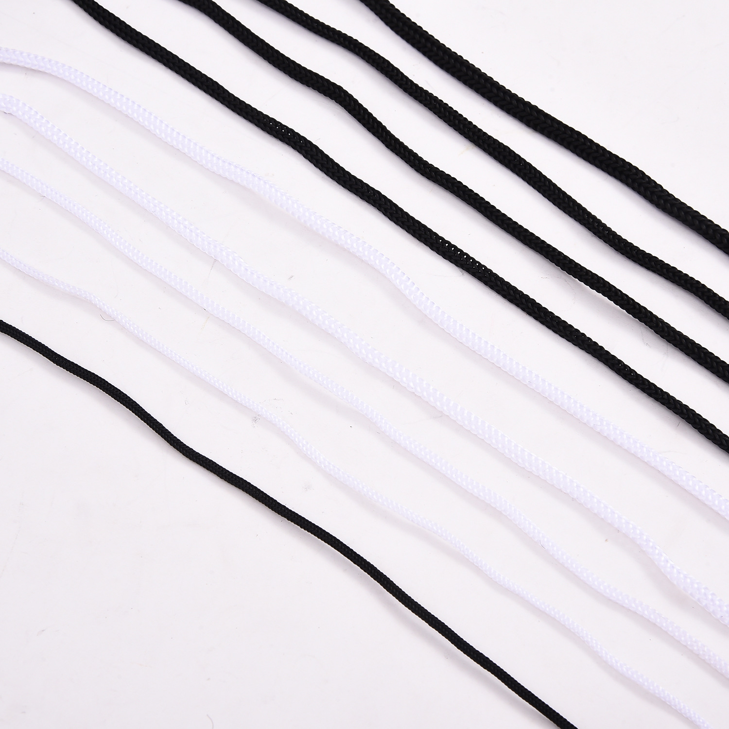 厂家直销礼品包装手提绳手提绳子批发彩色PP尼龙绳麻花绳挂绳