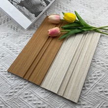 PS材质格栅装饰线条轻奢白色棕色现代简约吊顶装饰玄关装修材料