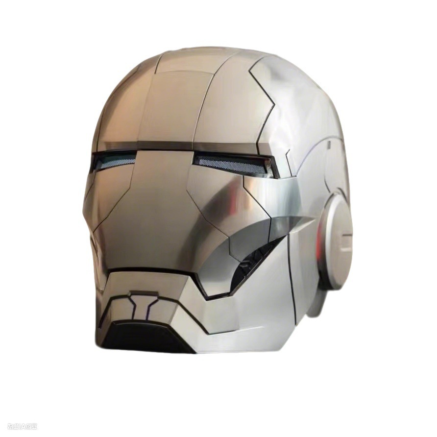 Comercio exterior versión en inglés Jarvis Disney Iron Man MK7 MK50 casco humano real deformado voz de control de voz