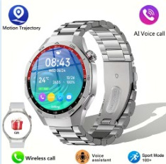 Bracelet connecté GT5pro - Idéal pour le sport et les activités de plein air avec fréquence cardiaque, podomètre, suivi du sommeil et appels Bluetooth_voghion.com