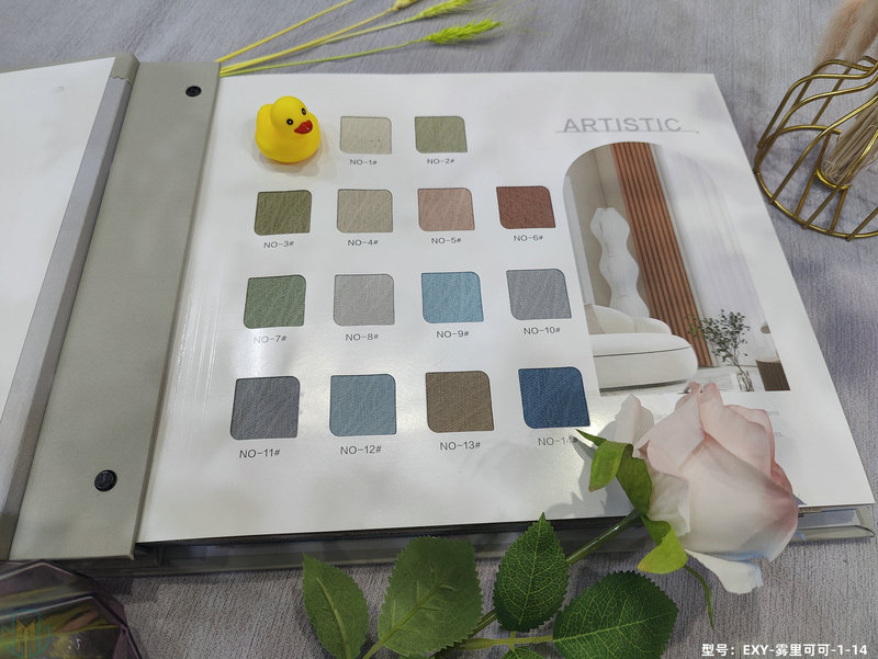 Ke Qiao wholesale manufacturers new double door fog cocoa bedroom living room home improvement tooling free curtain fabric