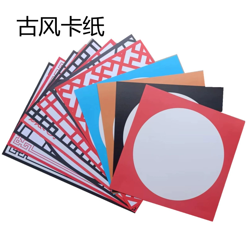 Colour map ancient style, children's art facial towelettes, drawing paper, mirror effect