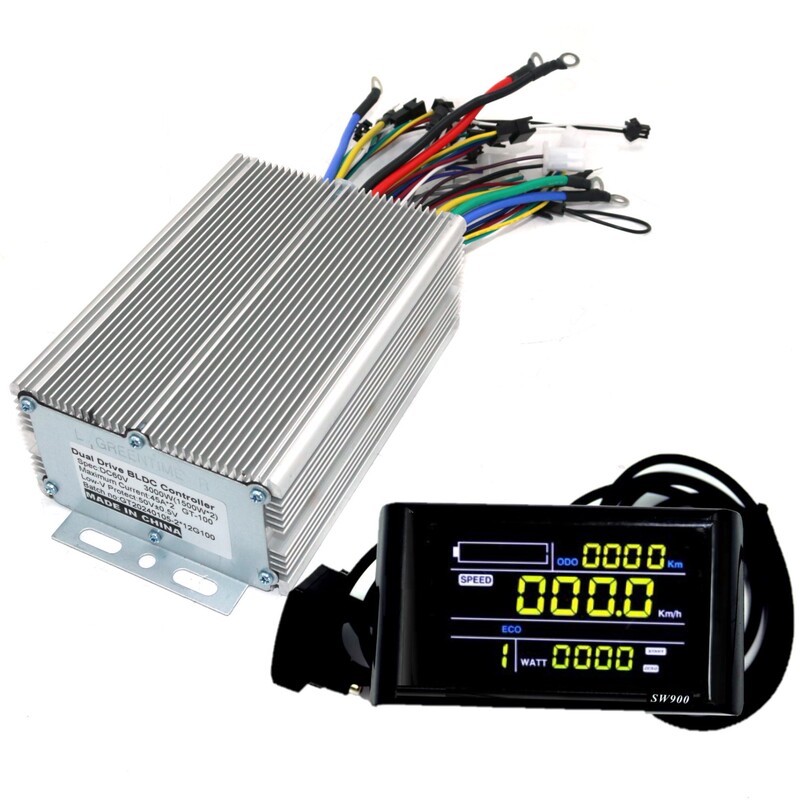 Zuncontrol Dual-Drive 48/72V3000W Brushless Dc Sine Wave Controller with Sw900 Zuncontrol Dual-Drive 48/72V3000W Brushless Dc Sine Wave Controller with Sw900