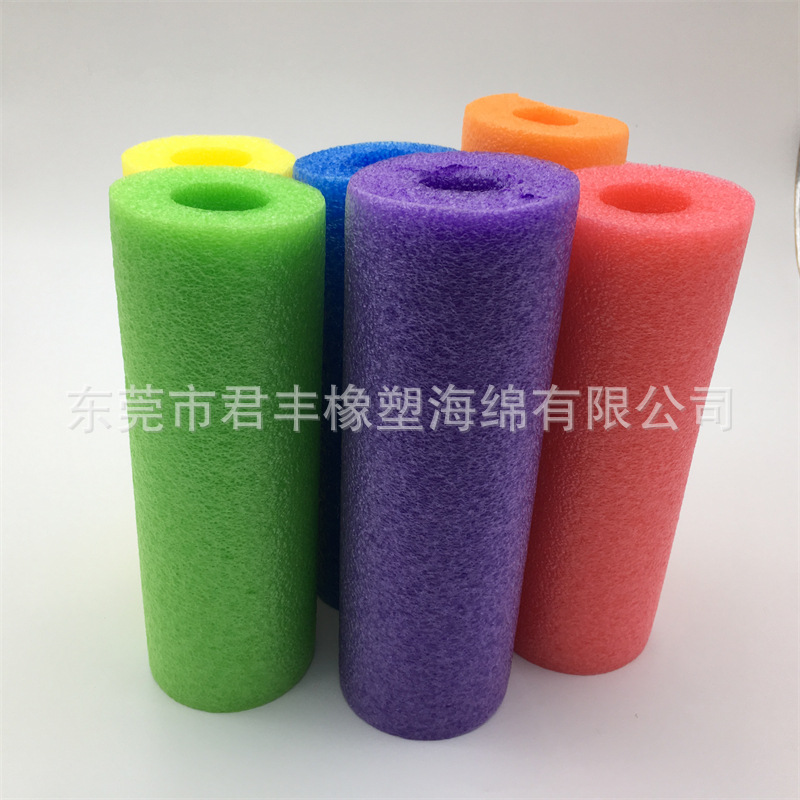 Epe Colorfulful Water Sports Swimming Buoyancy Stick Floating Tube Variety Show Game Interactive Pearl Cotton Sponge Foam Tube