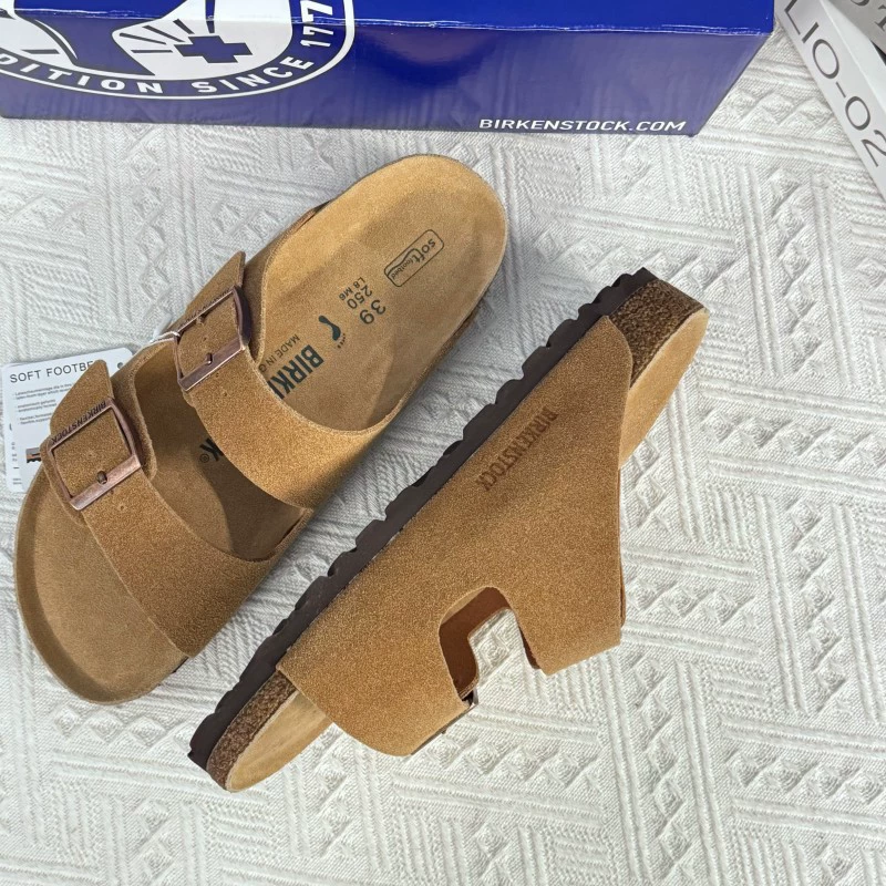 Оригинальные женские тапочки Berken Shoes Cork Summer Summer Skills Platinar Bao Tou Terrace Lazy Shoes Pure Half Men
