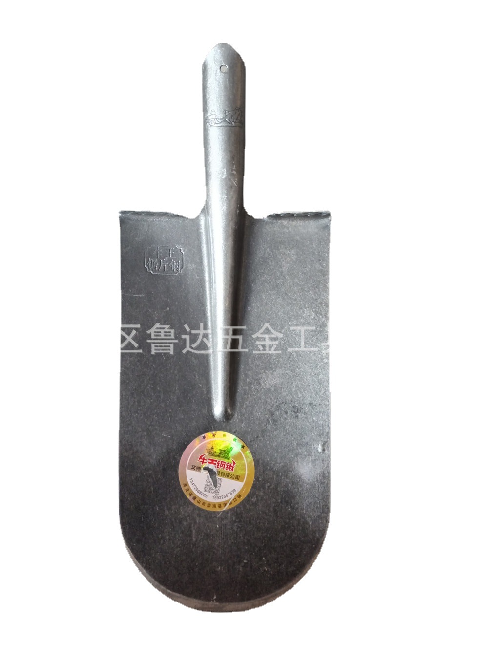 加厚钢锹铁锹头直板大尖泥锹本色大尖泥锹挖树植树铁锨头钢锨头