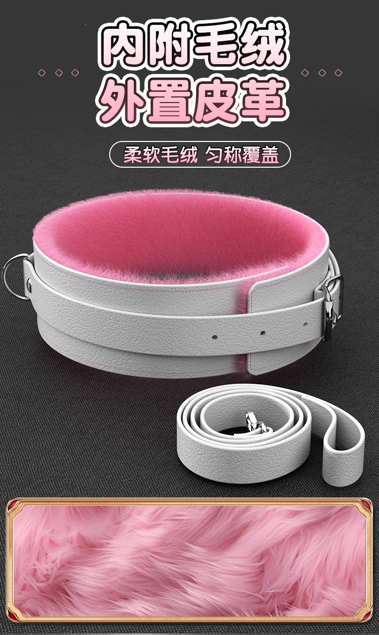 Couples Bondage Kit with Nipple Clamps, Handcuffs, Ball Gag, Whip and Low-Temperature Candle — detail image 3