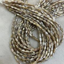 海水贝壳牛津贝4X8/5X11MM米珠 企鹅贝DIY项链手链饰品配件批发