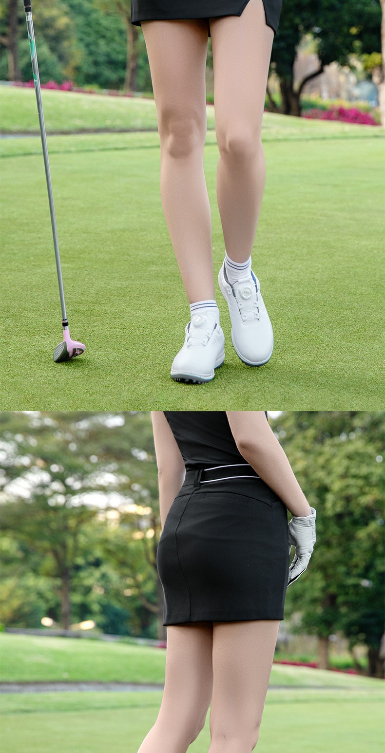 Váy tennis nữ xếp ly mùa xuân hè, thiết kế ôm hông có túi — Váy ôm hông màu đen M25QZ006 [thiết kế cao cấp cho hông/legging/eo bên], Váy trắng ôm hông M25QZ006 [thiết kế cao cấp cho hông/legging/eo bên] chi tiết 6