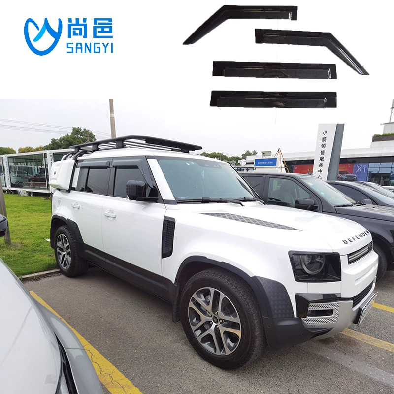 Внешняя торговля оптом применимо к Land Rover охранник защитник плюс окно дождь бровь Дождь щит полосы автомобиля дождь щит