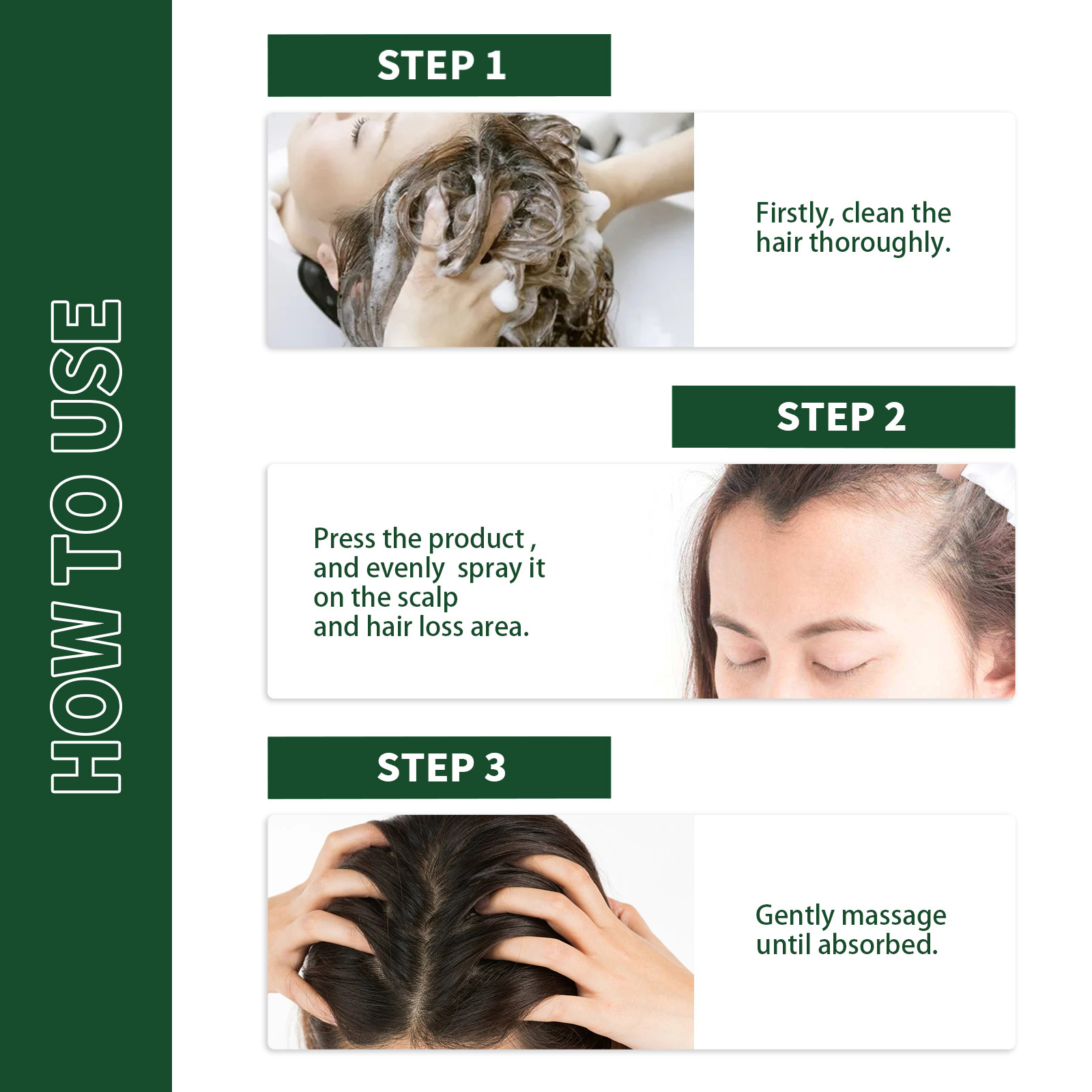 EELHOE ženšenniga juuksepaksuse sprei, juuksehooldus ja juuksehoolduse parandamine, juuksehooldus, niisutav ja juuste väljalangemise vastane toitev sprei_voghion.com