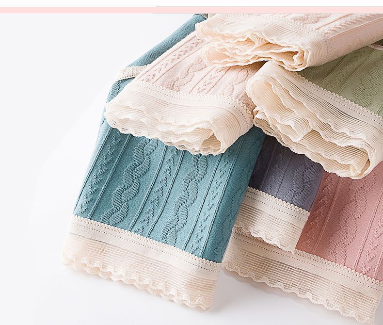 Mid-Rise Cotton Lace Triangle Panties