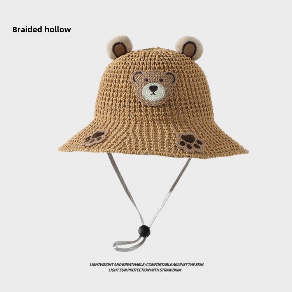 Chapeau de protection solaire pour enfants, prix d'usine, vente directe, chapeau d'été vide, protection UV, chapeau de soleil pour bébé, chapeau de soleil respirant, dessin animé_voghion.com