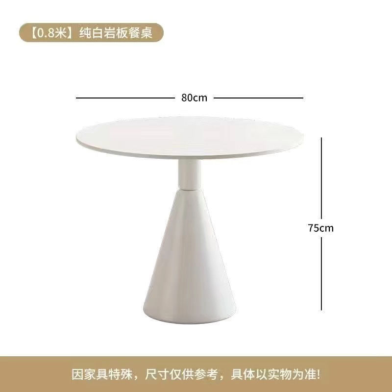 80CM 원형 슬레이트 싱글 테이블 핫 스타일