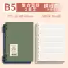 [B5 horizontal line 2 +2 alternative core] Retro green & retro blue