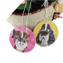 各种款式卡通狗狗图案房间除臭香片 圣诞节礼品各种香味纸香片