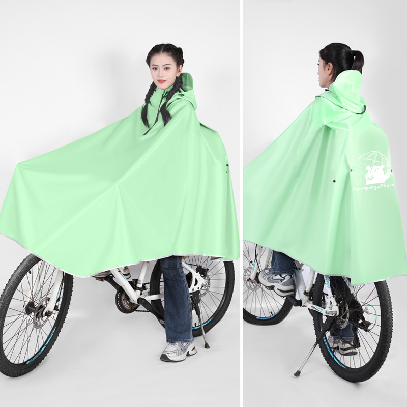 Capa de lluvia para bicicleta para estudiantes de secundaria secundaria para bicicleta de montaña para hombres y mujeres para montar una sola persona para todo el cuerpo a prueba de tormentas