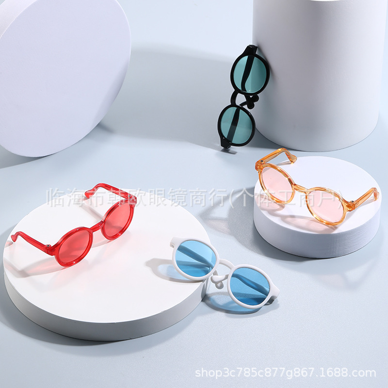 2025 fábrica de explosión para suministrar directamente la nueva serie de lentes de marco transparente de color con adornos para bebés