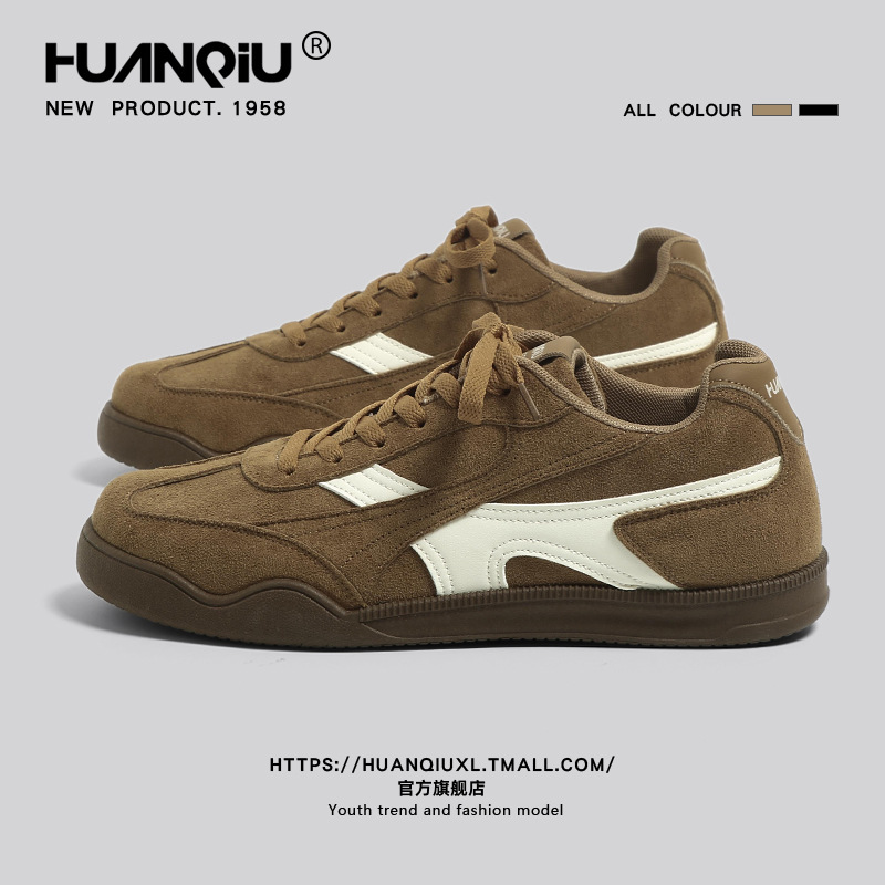 Global Niche Design Men's Training Shoes 2025 Autumn New Fashion Versatile Casual Shoes Soft Sole Height-Increasing Men's Shoes