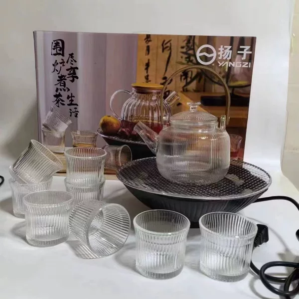 Glass Boiling Teapot 2023 New Style Tea Breaking Household High Temperature Resistant Encircled Stove Cooking Boiling Kettle Electric Ceramic Stove Teapot